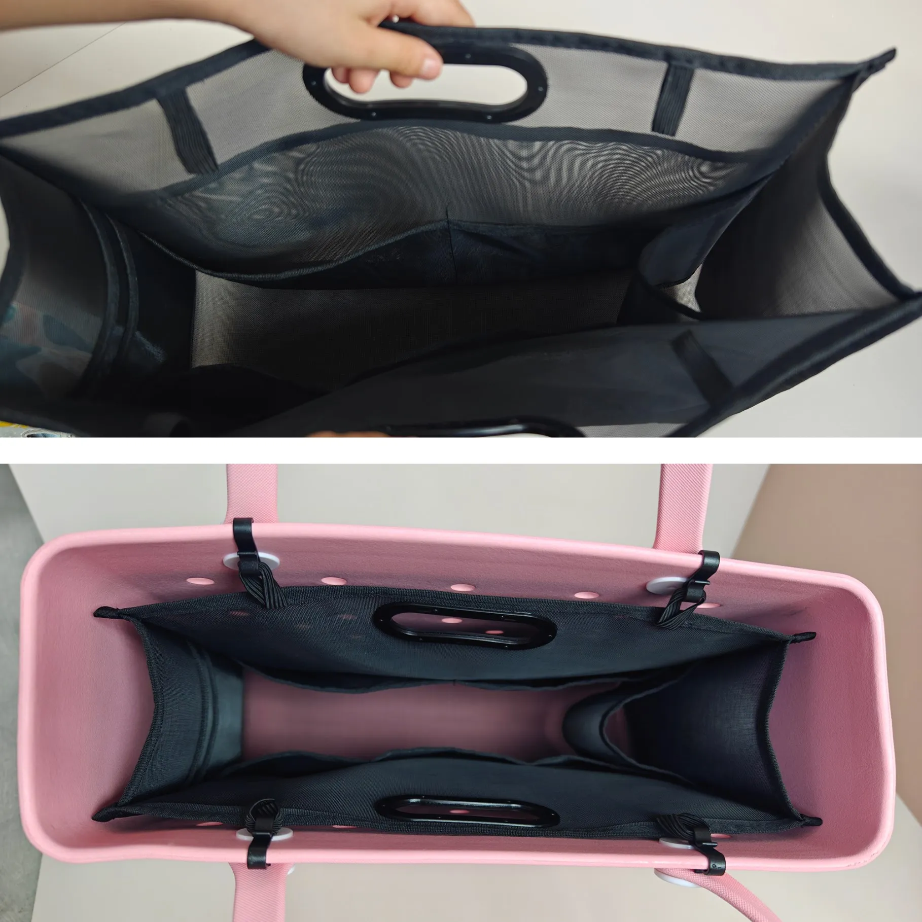 Loomy-bolsa organizadora de malla para mamá, accesorio de almacenamiento multiusos para compras, playa, Baño