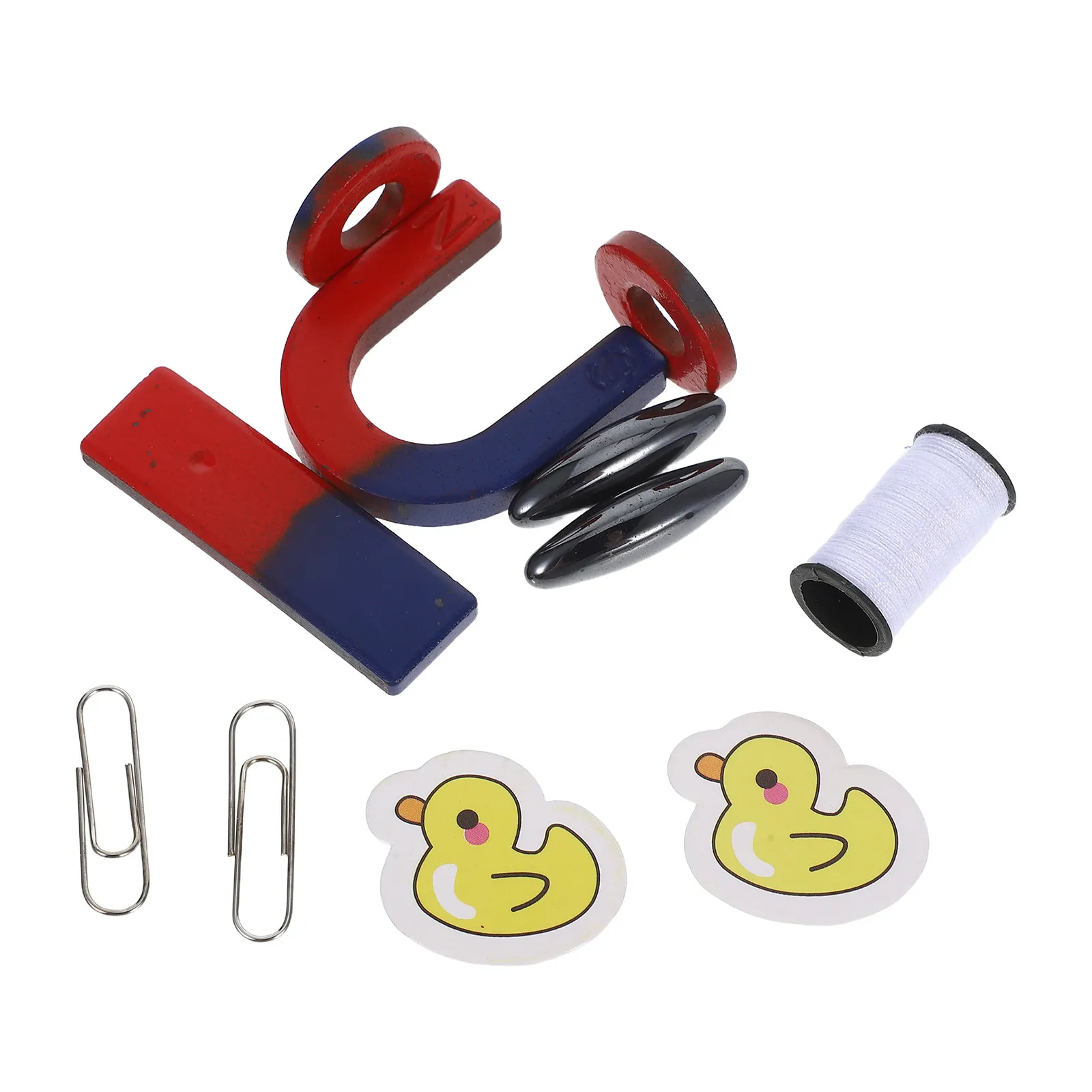 

1Set Physics Experiment Magnet Set Classroom Science Educational Kit Magnetic Materials for Early Learning Learning
