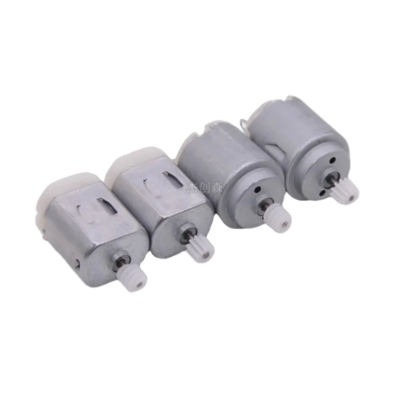 

130 3V12000rpm/140 3V10000rpm DC Motor With 0.5M Worm Gear/8/10/12 Teeth Plastic Gear For DIY Toy Four-Wheel Drive Car Model