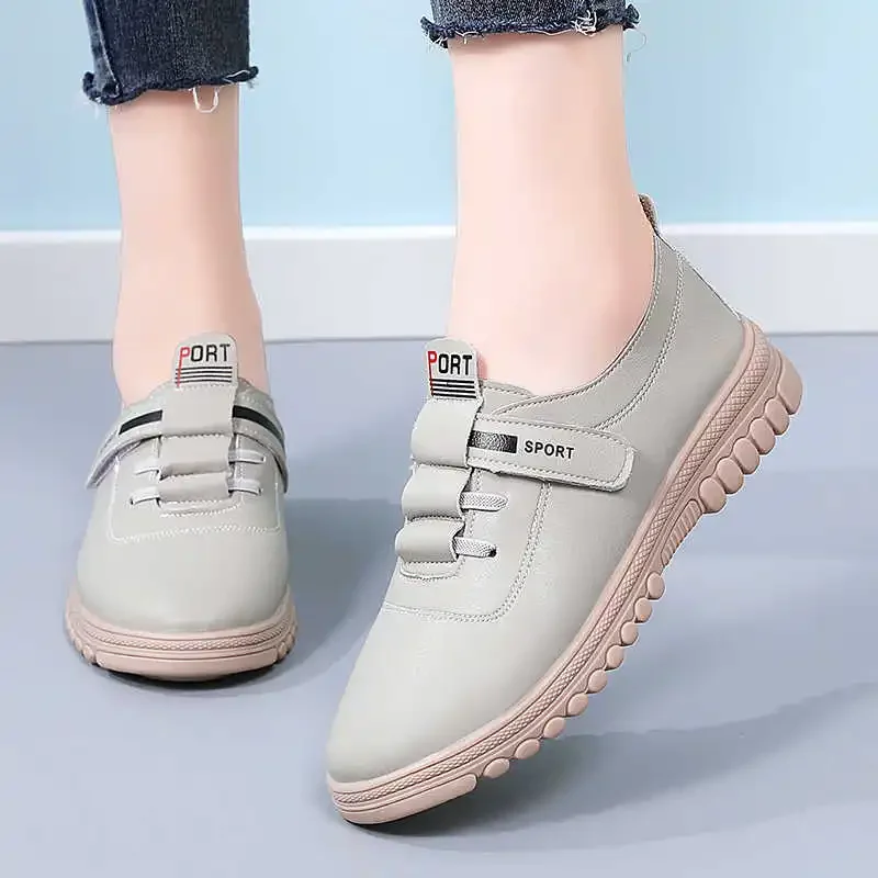 

PU Leather Lace-free Women Sneakers Summer Skateboarding 34 Size Women's Shoes Basketball For Women Sport Tenni Daily
