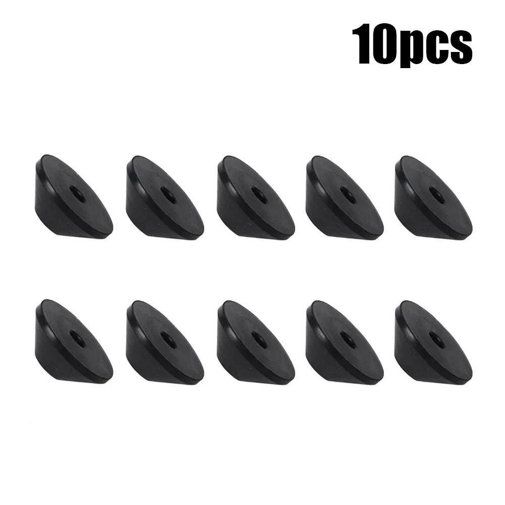 Rubber Fittings for Toilet Seat Stability 10 Count Non-Slip Design Fits M6 and M8 Bolt Sizes Elastic Performance