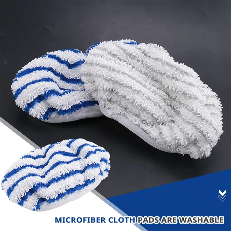 

BAAN-6 Pcs Microfibre Cloth Pads Replacement For Rowenta Clean&Steam ZR005801 RY7/RY8 Series Not Suitable For RX6 Series