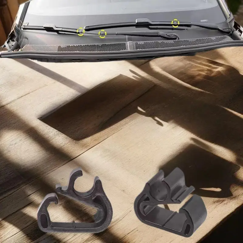 Car Wiper Arm Spray Pipe Buckle Clips 1617040080 for 3008 (P84) 5008 (P87) 408x, for C5 Aircross, C5x - Package of 5/10 Pieces.