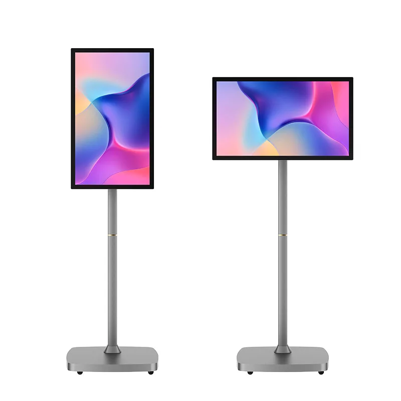 

32 inch mobile electronic water sign horizontal screen vertical advertising machine