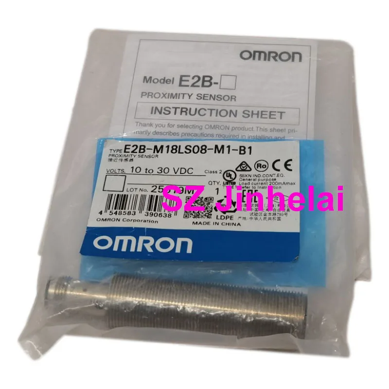 Authentic Original Omron 10-30VDC Proximity Switch Sensor E2B-M18LN16-M1-B1 E2B-M18LN16-M1-C1 E2B-M18LS08-M1-B1 M18LS08-M1-C1