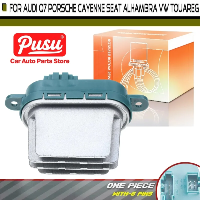 

Резистор двигателя вентилятора для Volkswagen Touareg, Audi Q7 и Porsche Cayenne | ОЭ 7Л0907521, 20399, РУ506