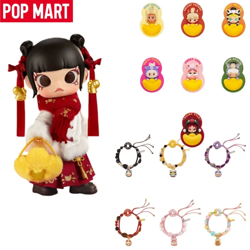

POPMART 1/8 Bjd Molly Action Have A Good Run серия 2026, наклейки на холодильник, слепые коробки, украшения, периферийные подарки