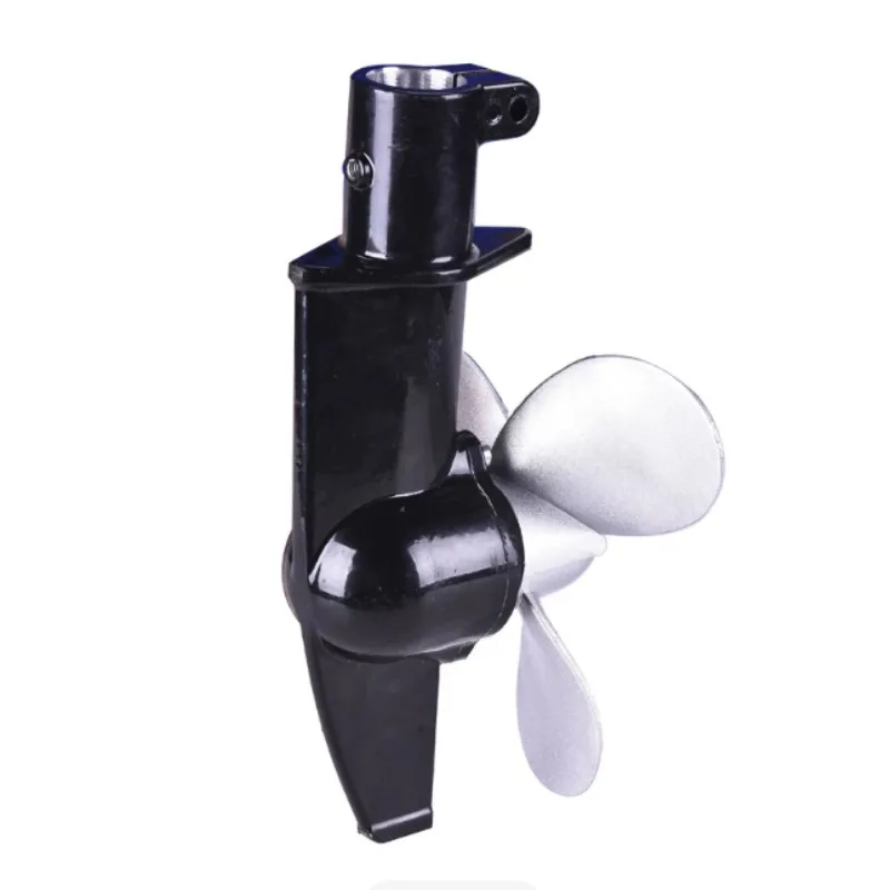 Gearbox Assembly for 2-Stroke Outboard Motor, Aluminum Propeller Blade Kit, Boat Steering Replacement Part
