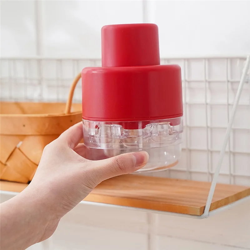 A47Z 2Pcs Cherry Pitter Tool,7 Holes Press Up Cherry Core Pit Remover,Household Portabble Cherry Pitter Machine For Kitchen