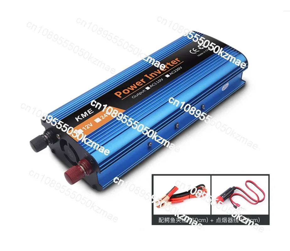 For 500W - 2400W 12V -220V Single Digital Display Smart Power Car Inverter Power Converter