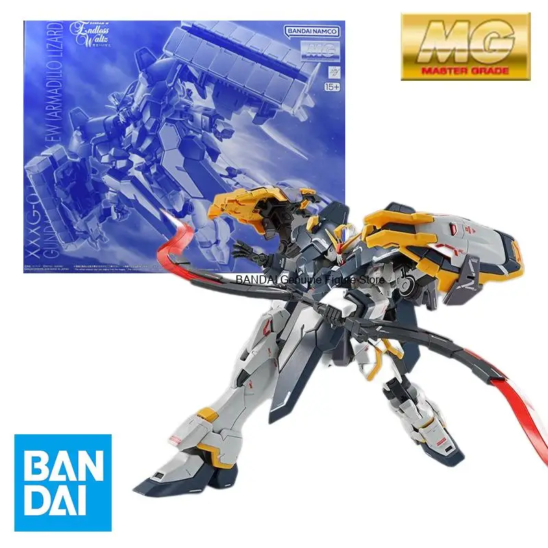 Bandai Original MODEL KIT MG 1/100 GUNDAM Sandrock EW ARMADILLO LIZARD Model Kit Anime Action Fighter Assembly Model