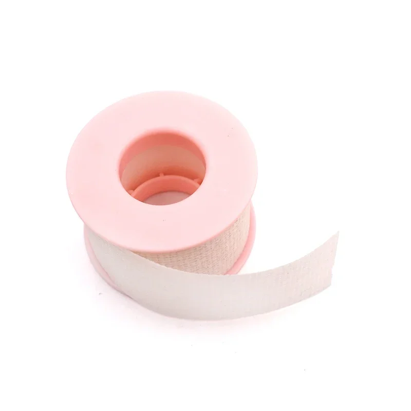 Funmix Non-woven Silicone Gel Eyelash Tape Breathable Sensitive Resistant Pink Eye Pad Eyelash Extension Tools