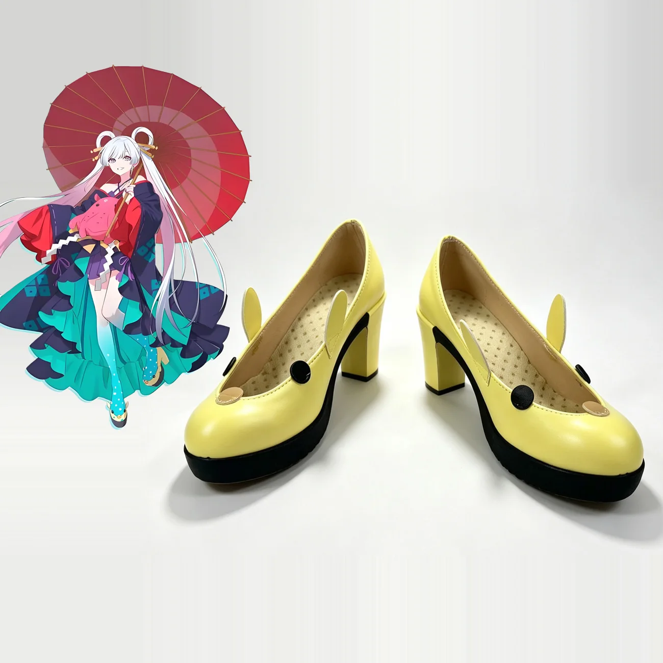 Cosmic Princess Kaguya Runami Yachiyo Cosplay Boots High Heel Shoes Custom Made