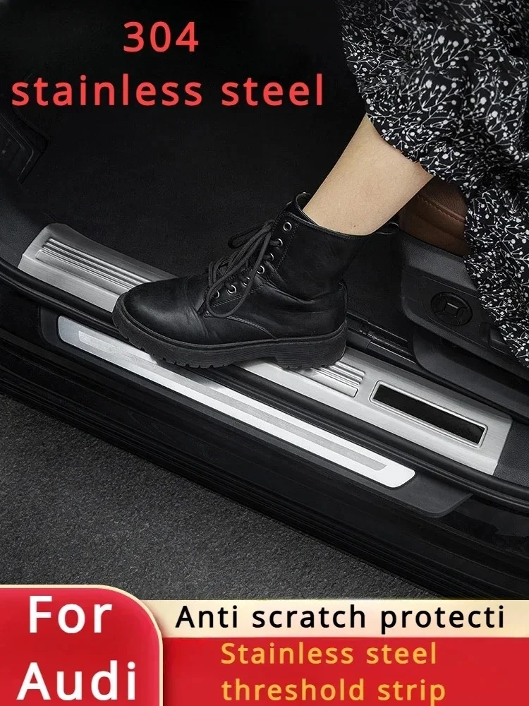 seuil-de-pedale-de-bienvenue-en-acier-inoxydable-accessoires-d'interieur-de-voiture-audi-a6l-q5l-a4l-a3l-q3-a7l-a5