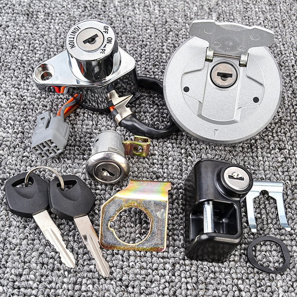 For Suzuki VZR1800 Intruder M1800R/ Boulevard M109R 2006-2010 Fuel Cap Ignition Switch Seat Lock with Key Kit