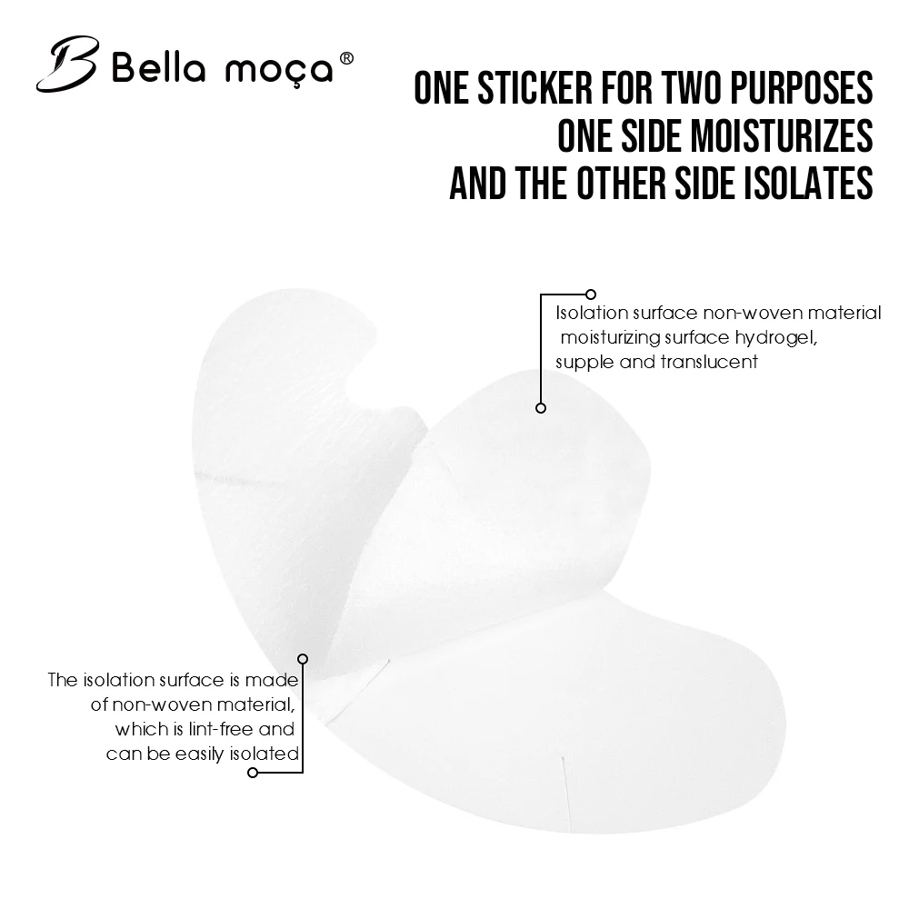 Toppe per occhi stile U per estensione ciglia 100 pezzi sotto i cuscinetti per occhi Trucco ciglia Patch punta stickkeads per forniture per estensione ciglia