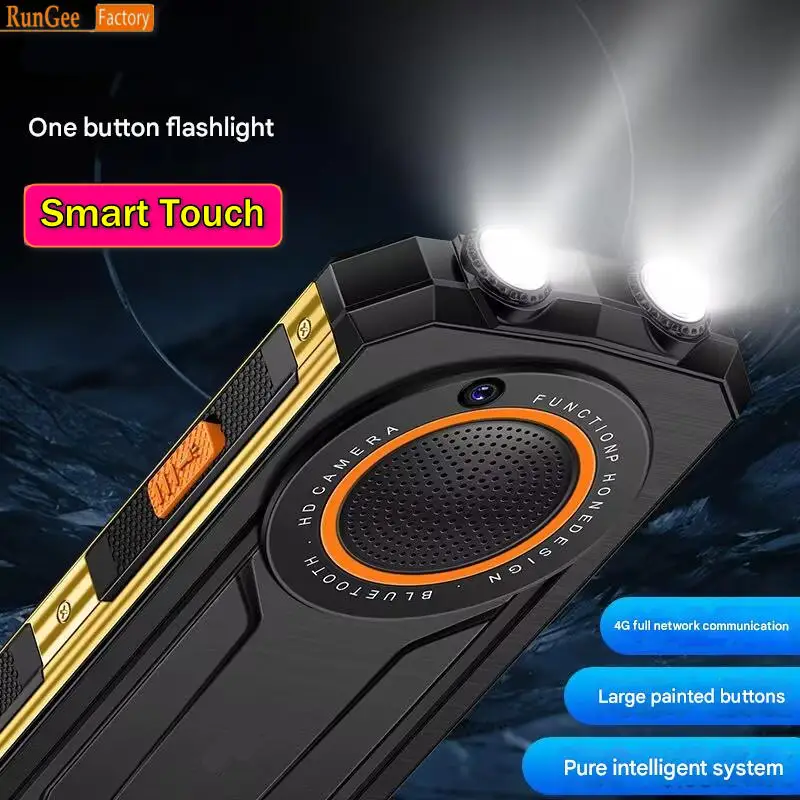 Rungee MAX pro android touchscreen button phone wifi GPS 4GB+64GB Removable battery 2500mAh 8MP Camera