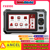 ANCEL FX6100 Automotive Scanner Car Diagnostic Tools with 15+ Reset Bidirectional Control Scanner CAN FD AutoVIN OBD2 Scanner