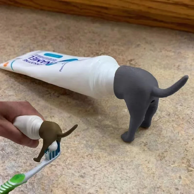 

Creative Prank Toys - Imitation Poop, Butt-Shaped Toothpaste, Dog Poop Squeezing Toothpaste Gadget, Funny and Weird 3D Toothpast