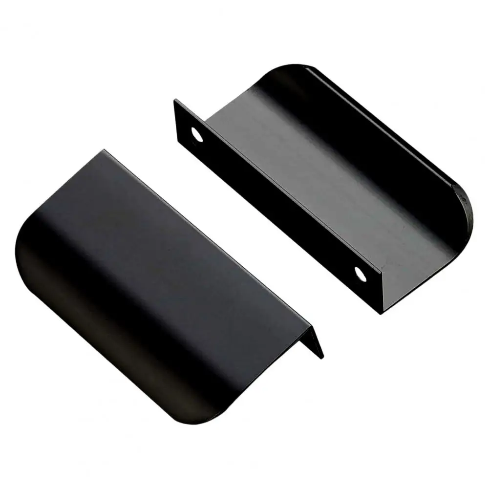 Hidden Cabinet Pulls Cabinets Aluminum Alloy Drawers Wardrobe Pulls Rustproof Rounded Edge Concealed Handle Furniture Handle