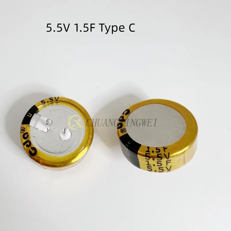 1 قطعة فرح السعة 5.5V 0.33F/0.022F/0.047F/0.1F/0.33F/0.47F/1.5F/1.0F/4.0F/5.0F C/v/H طبقة مزدوجة السعة