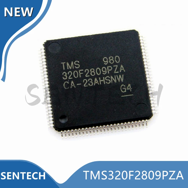 1Pcs/Lot New Original TMS320F2809PZA LQFP-100 C2000™ MCU with 100 MHz frequency, 256 KB flash memory and 12 channel PWM