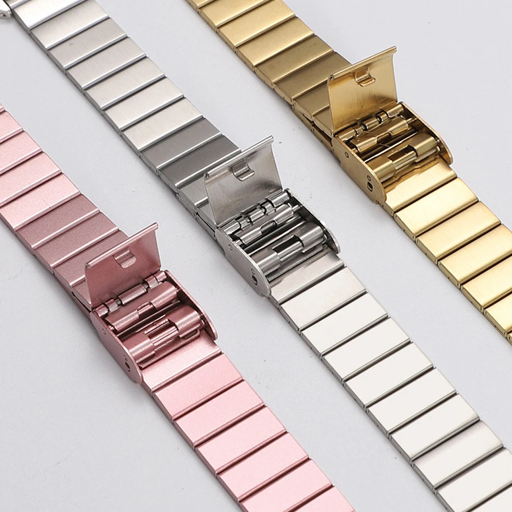 For apple watch ultra2 ultra 49mm 9 8 7 41mm 45mm se 6 5 4 40mm 44mm stainless steel strap iwatch 3 38mm 42mm thin slim strap