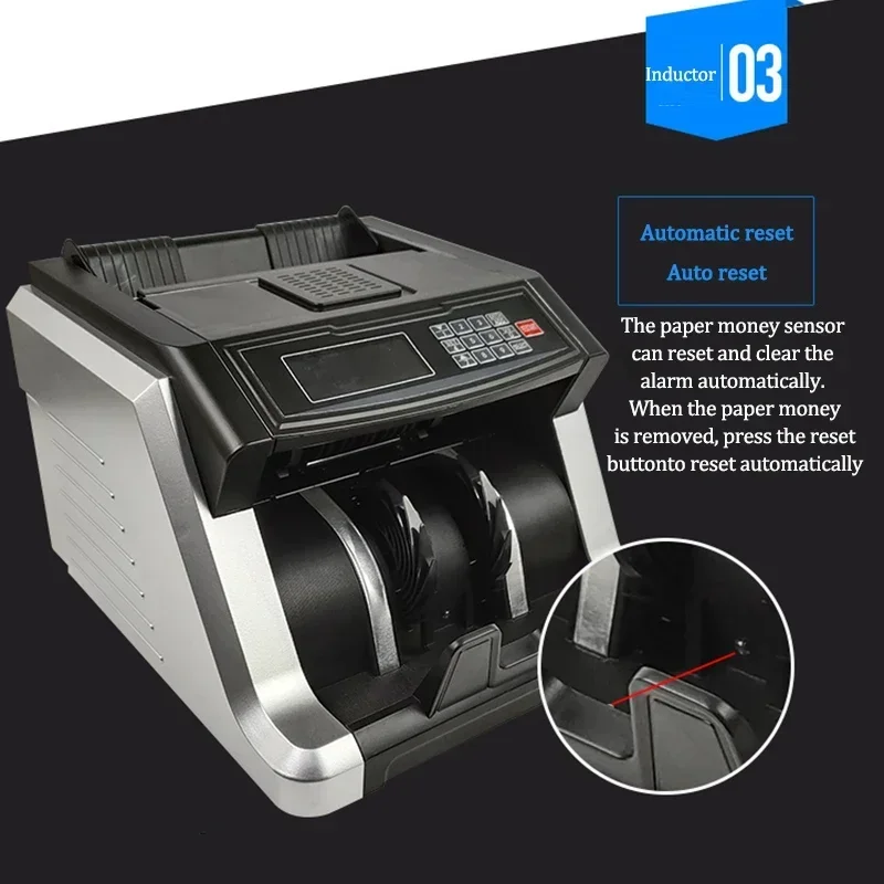 DY-16 Special Edition Multi-Currency Bill Counter and Detector (Supports EUR, JPY, USD, SGD, etc.)
