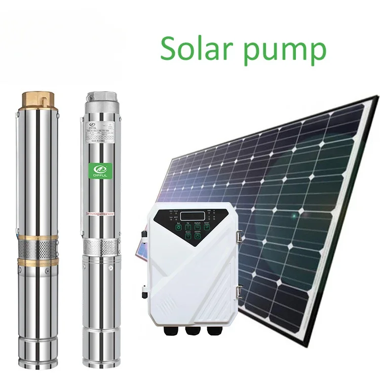 1hp solar water pump dc solar power pumps water pump for irrigation