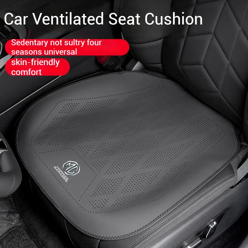

Car Leather Ventilated Seat Cushion Car Seat Cover For MG MG3 MG4 MG5 SW ZR EHS EZS GS HS ZS MG6 MG7 auto interior Accessories
