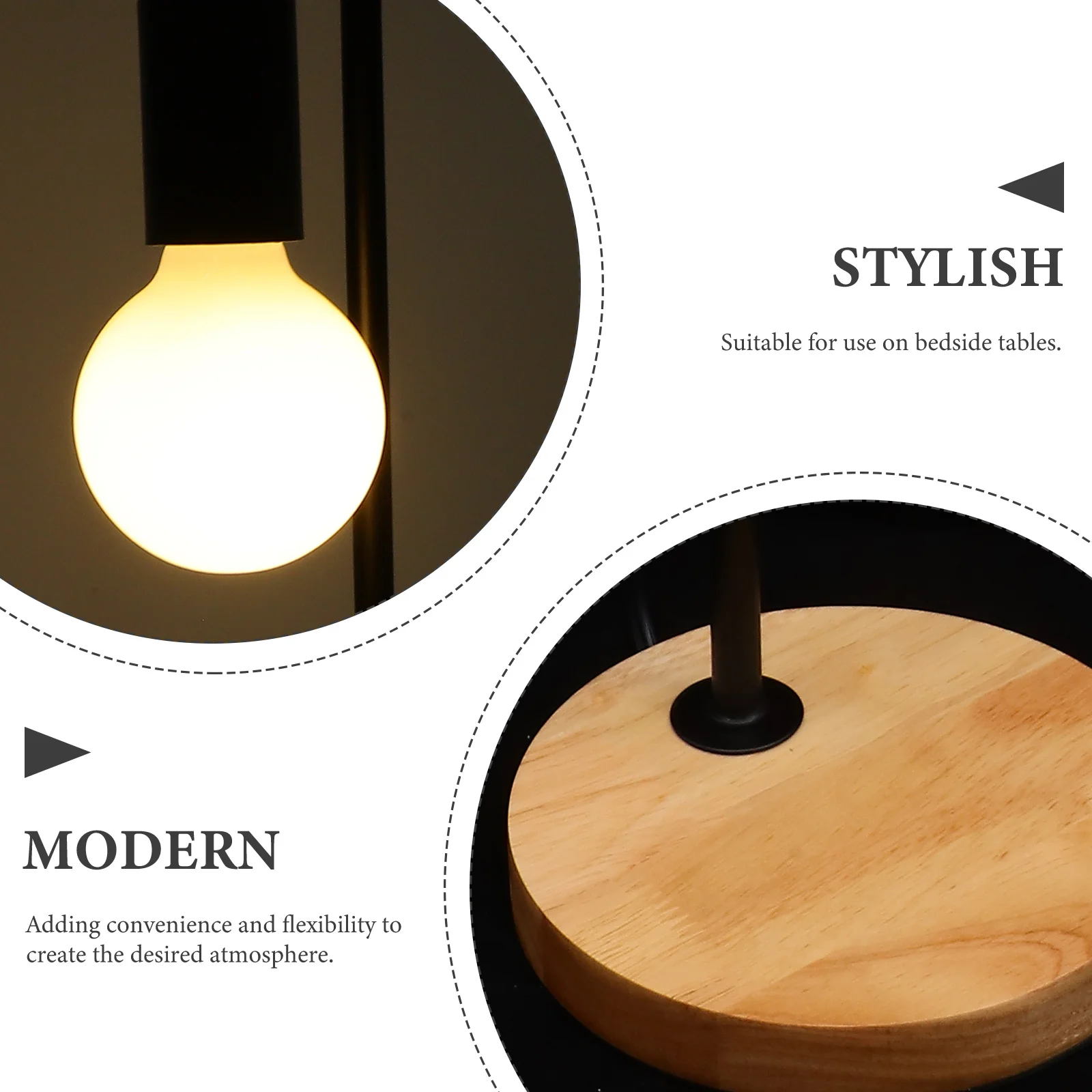 1 مجموعة مصباح قاعدة خشبية الصناعية الحد الأدنى منضدة مصابيح لغرفة المعيشة مصباح لغرفة النوم غرفة المعيشة الولايات المتحدة التوصيل #4