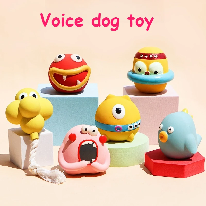 

Dog Toys for Small Dogs Self Squeaky Natural Latex Grinding Tooth Resistant Puppy Training Pet Products