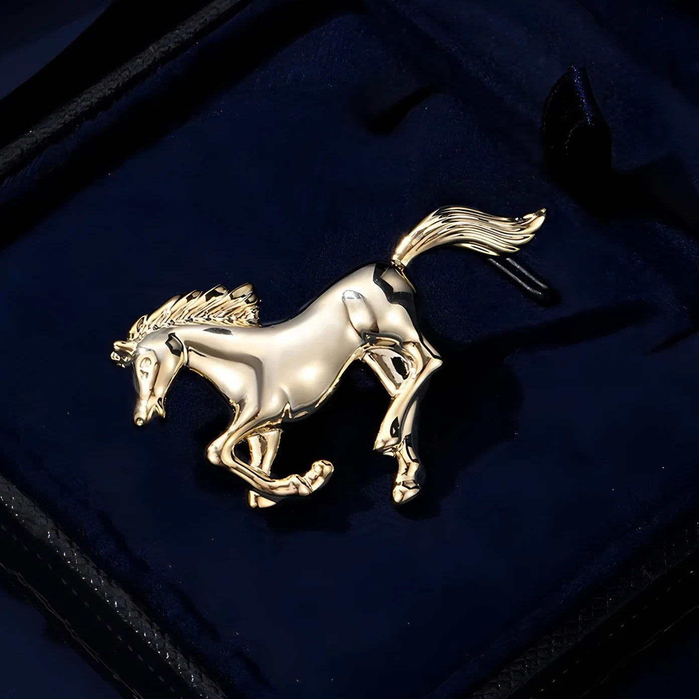 Neue Persönlichkeit Pentium Pferd Brosche Mode einfaches Temperament Brosche Anzug Jacke Tier Sternzeichen Pin Zubehör