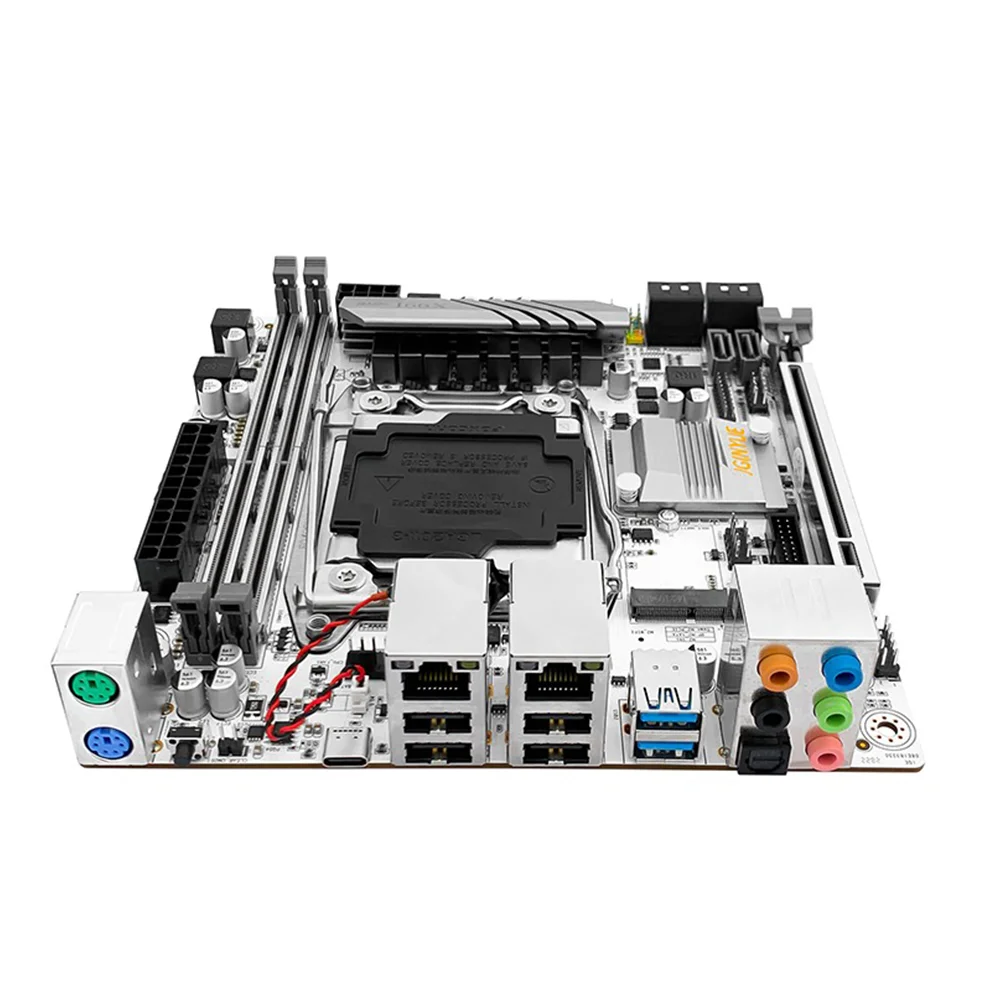 Imagem -03 - Placa-mãe Conjunto com Placa de Rede Lga 20113 Suporte e5 2666v3 2x16gb = 32gb Ddr4 Ecc Ram 2x2.5g Placa de Rede Placa-mãe X99