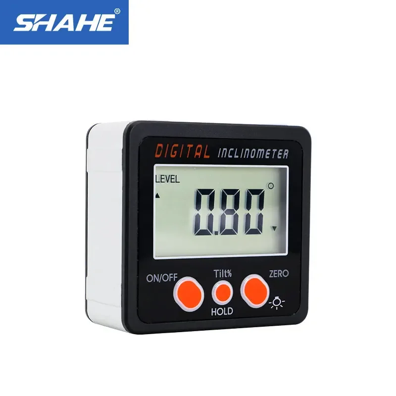 SHAHE Angle Magnetic Digital Protractor 360 Degree Digital Angle Finder Protractor Ruler Meter