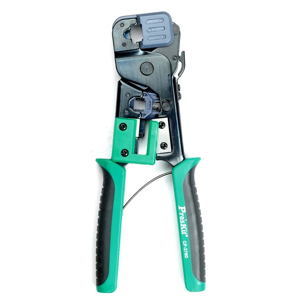 Pro'skit CP-376D 6P/8P Network Crimping Pliers Portable Cable Stripping Wire Crimper Tongs Repair Hand Tool Decrustation Pliers