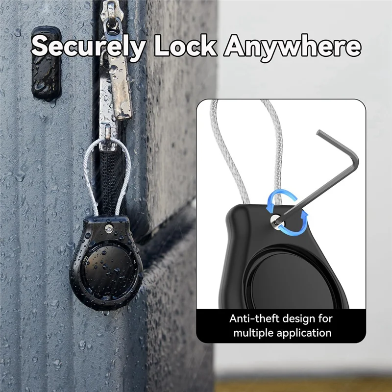 Набор ABZZ-2 для держателя брелока Airtag, водонепроницаемый, чехол с защитой от потери и держателем кабеля для Airtag, ключей, рюкзаков, домашних животных