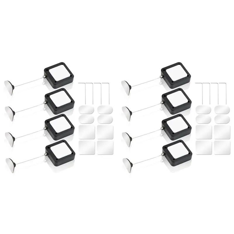 

【СКИДКА!】Набор из 8 выдвижных шнурков для пультов дистанционного управления длиной 6,5 футов с регулируемым фиксирующим шнуром, устройством для поиска пультов ТВ и страховочным ремешком