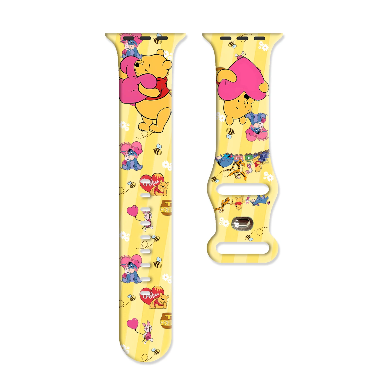 

Disney series printed watch strap for Apple Watch 11 10 9 8 7 Silicone Band Replaceable Bracelet for iWatch 38mm 42mm 44mm 46mm