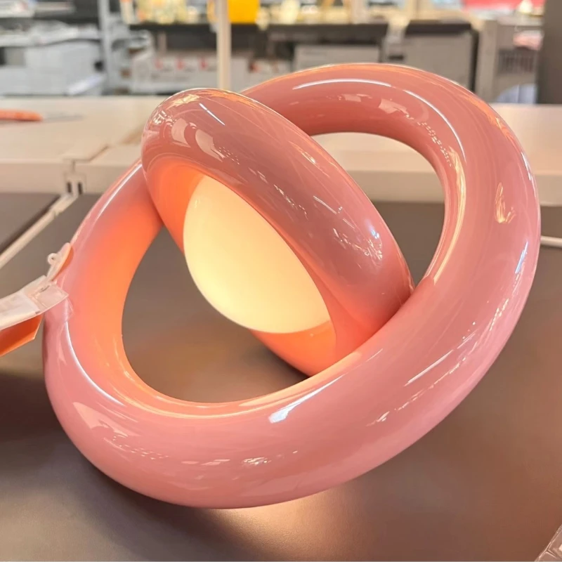 

2025 new limited night light spherical pink decorative ornament