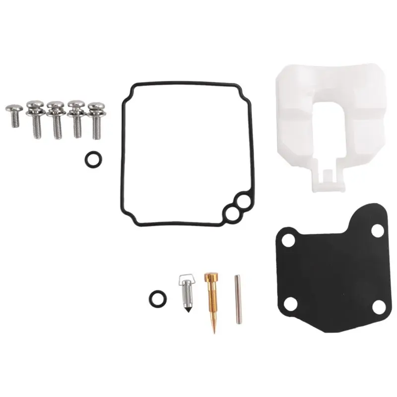 Limited Time Offer 63V-W0093-00 Boat Motor Carburetor Repair Kit For 2-Stroke 9.9HP 15HP Outboard Engine