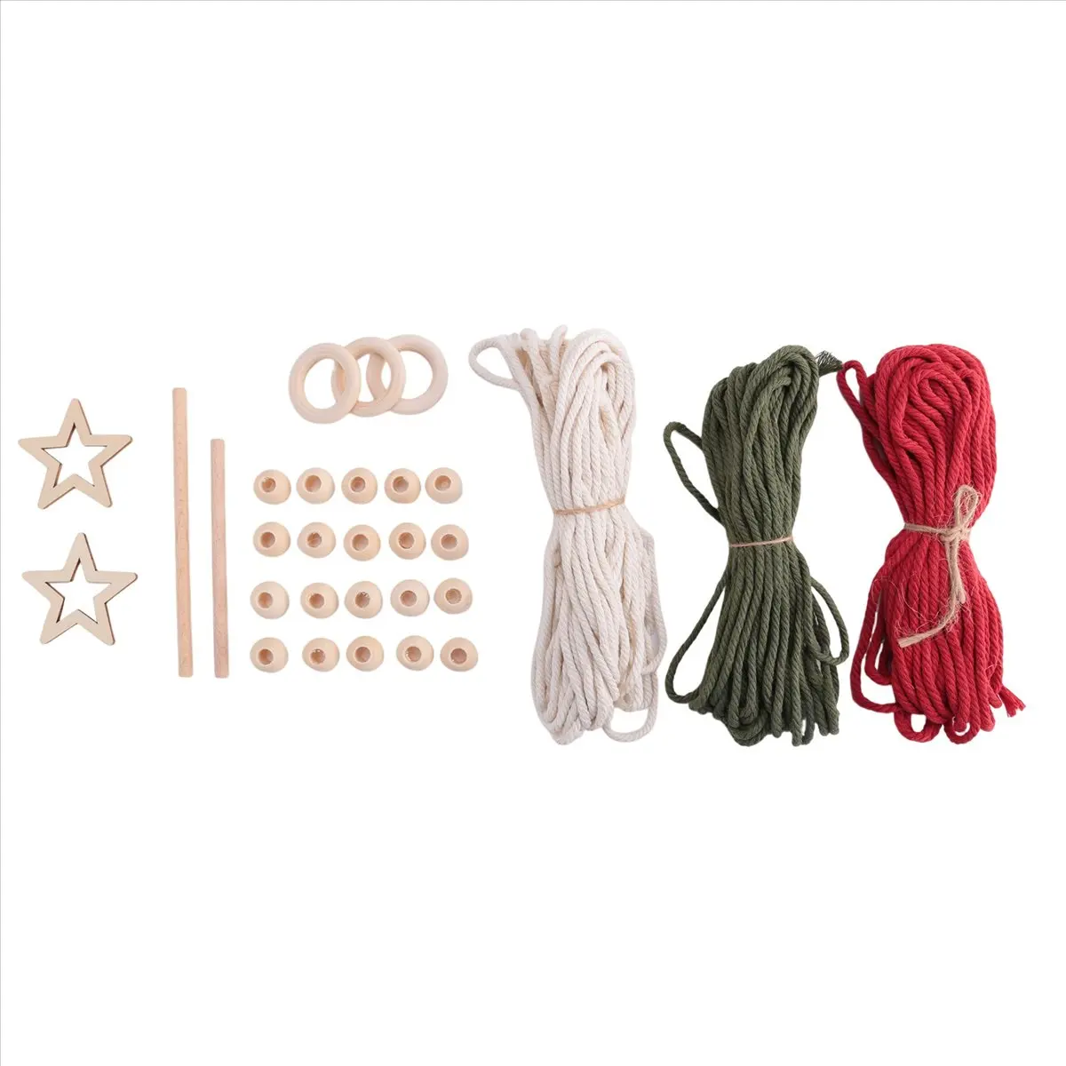 3PCS DIY Tree Macrame Kit, Macrame Woven Tree DIY Kit Tree Macrame Kit cotton rope