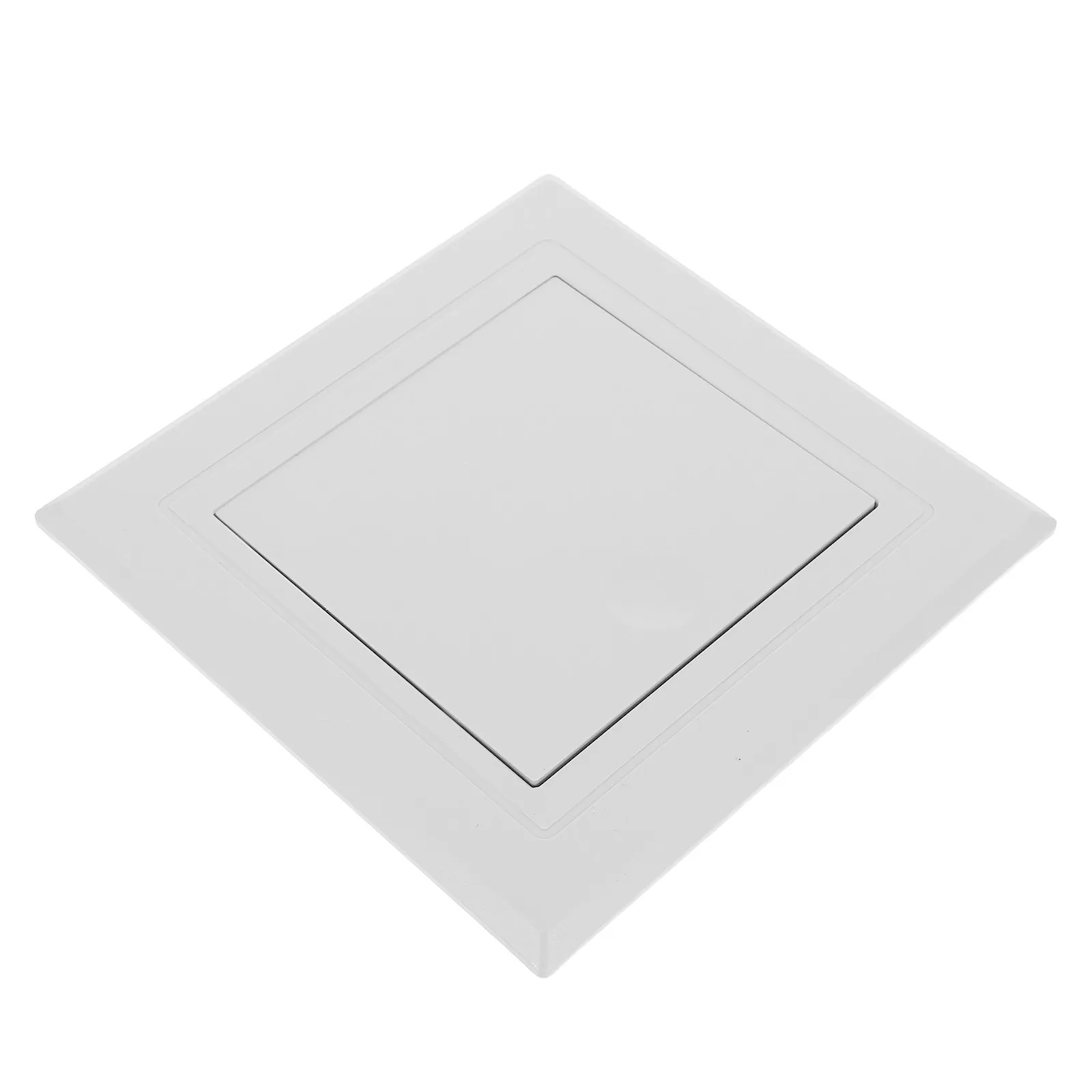 Plastic Access Panel 8x8 Press-Open Self-Adhesive Inspection Cover Wall Access Cover Plate Plumbing Maintenance Panel