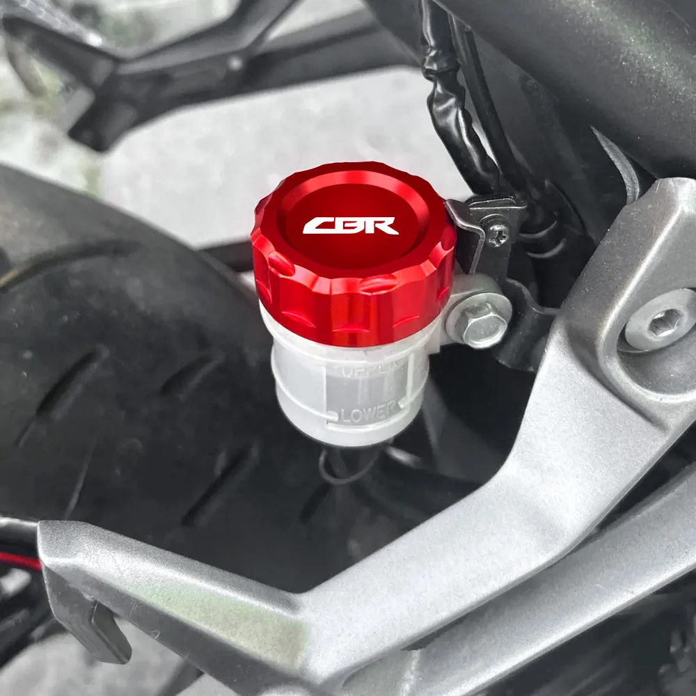 For Honda CB1000R CBR 600 900 954 RR CBR1100XX CB500 CBF600 CBR1000RR 2005-2018 Brake Fluid Cylinder Master Reservoir Cover Cap