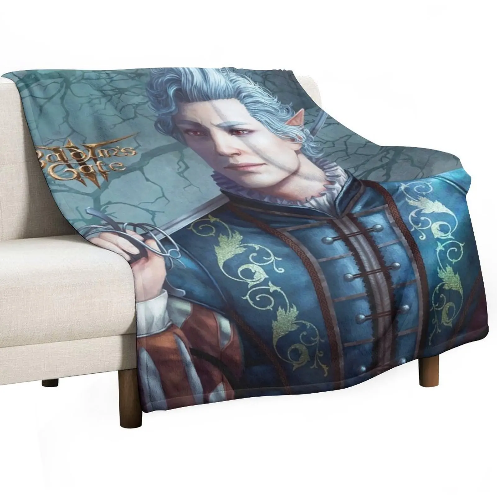 

Astarion Throw Blanket Thins Flannel cosplay anime decorative Blankets