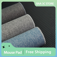 FBB Linen Shock Absorption Linen Table Mouse Pad Anti Slip Customization E-sports Gaming Mousepad Durable Desk Mat Pc Accessory