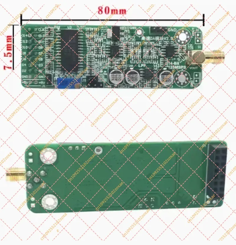 

AD9764 DA Module 14-Bit 125MSPS High Speed Digital to Analog Converter Parallel Interface Waveform Signal Generator for FPGA