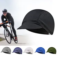 New Cycling Cap Bicycle Hat with Visor UV Protection Sun Block Headwear for Men Women Road Bike Head Caps Helmet Liner