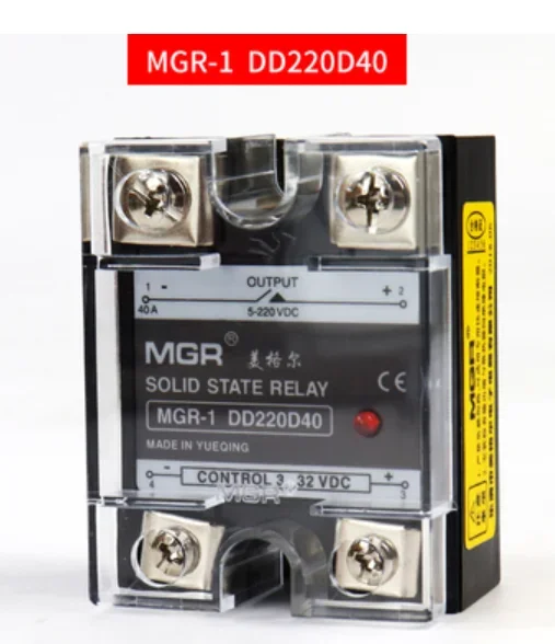 نوعية جيدة 1 قطعة MGR-1 DD220D10 DD220D25 DD220D40 DD220D60 DD220D80 DD220D100 DD220 10A 25A 40A 60A 80A 100A تتابع الحالة الصلبة