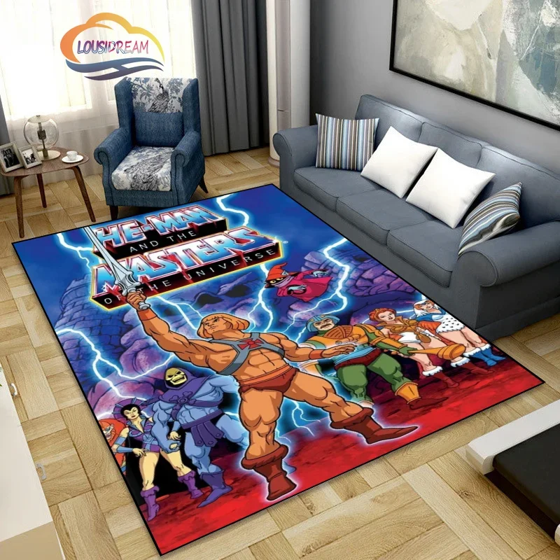 Science Fiction and Adventure Animation Masters of The Universe Carpet 3DPrint Living Floor Room Soft for Adult Children Mat